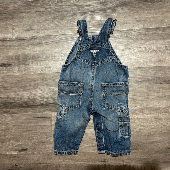 NWOT OshKosh B'gosh Blue Denim Overalls - Picture 2 of 3